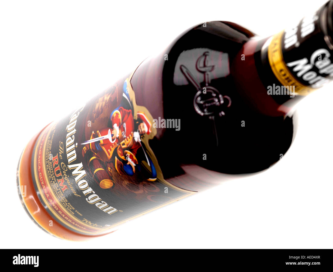 Bottle of Rum Stock Photo Alamy