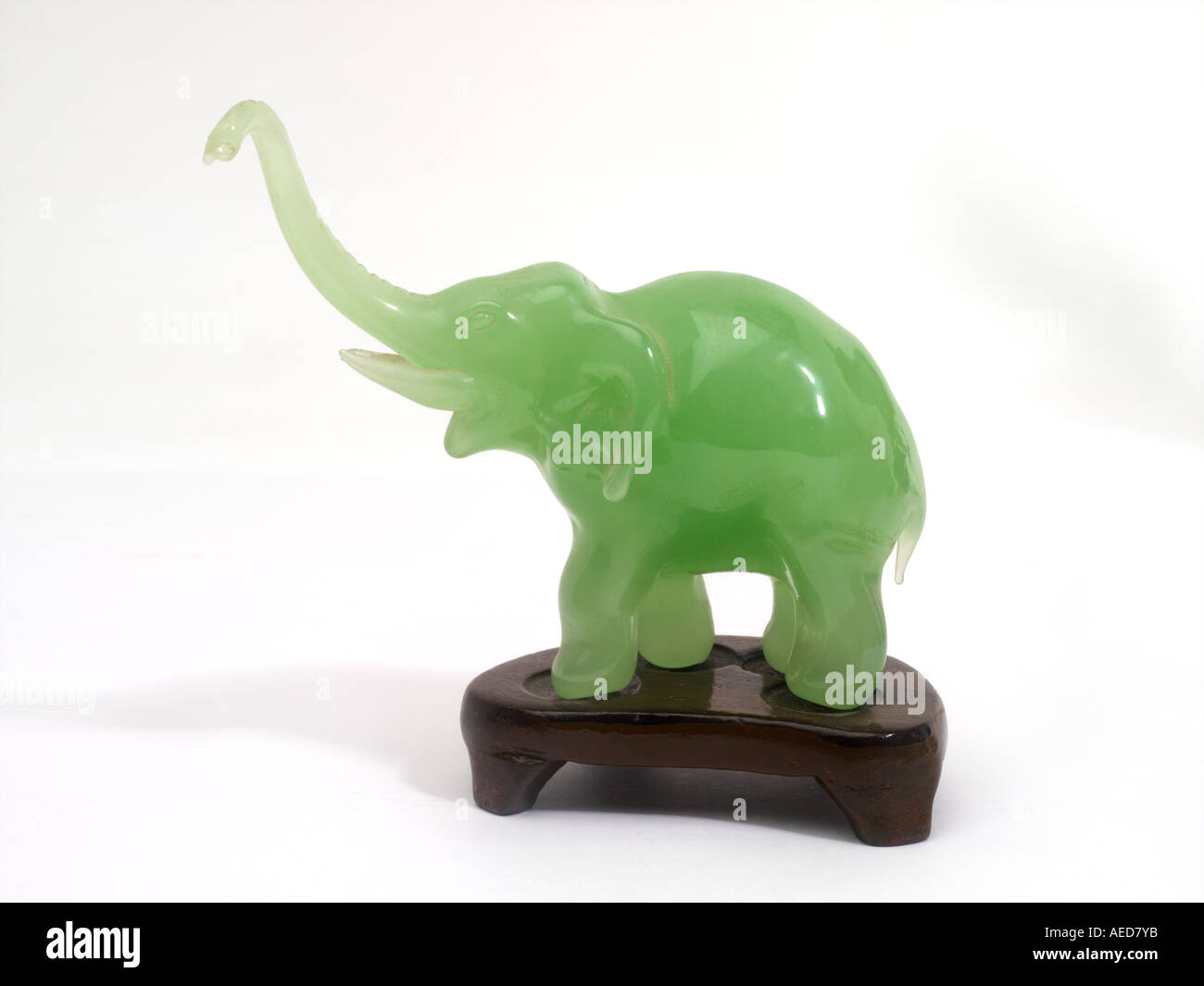 Jade Elephant Sculpture Jade is a Symbol of Calm Serenity Wisdom