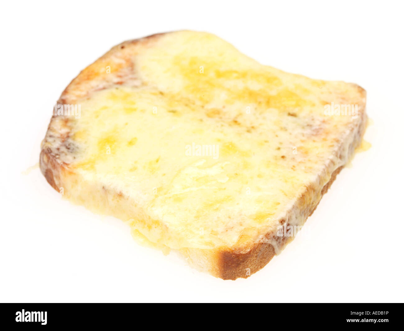 Melted Cheese on Toast Stock Photo Alamy