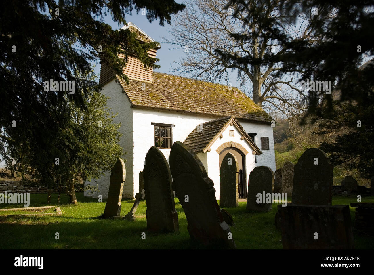 UK Wales Powys Black Mountains Vale of Ewyas Capel y ffin small remote