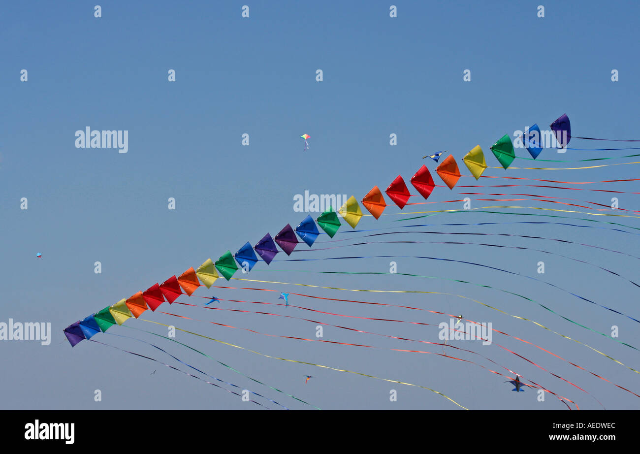 2005 International Kite Festival in Newport Rhode Island Stock Photo