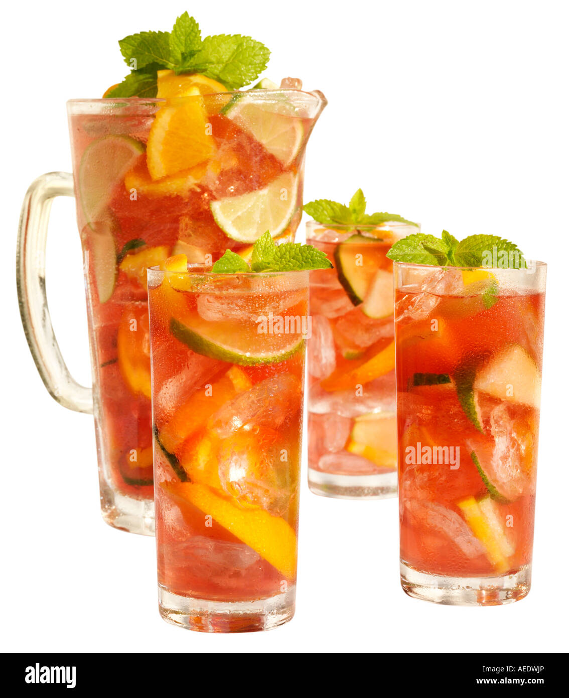 SPANISH SANGRIA CUT OUT Stock Photo