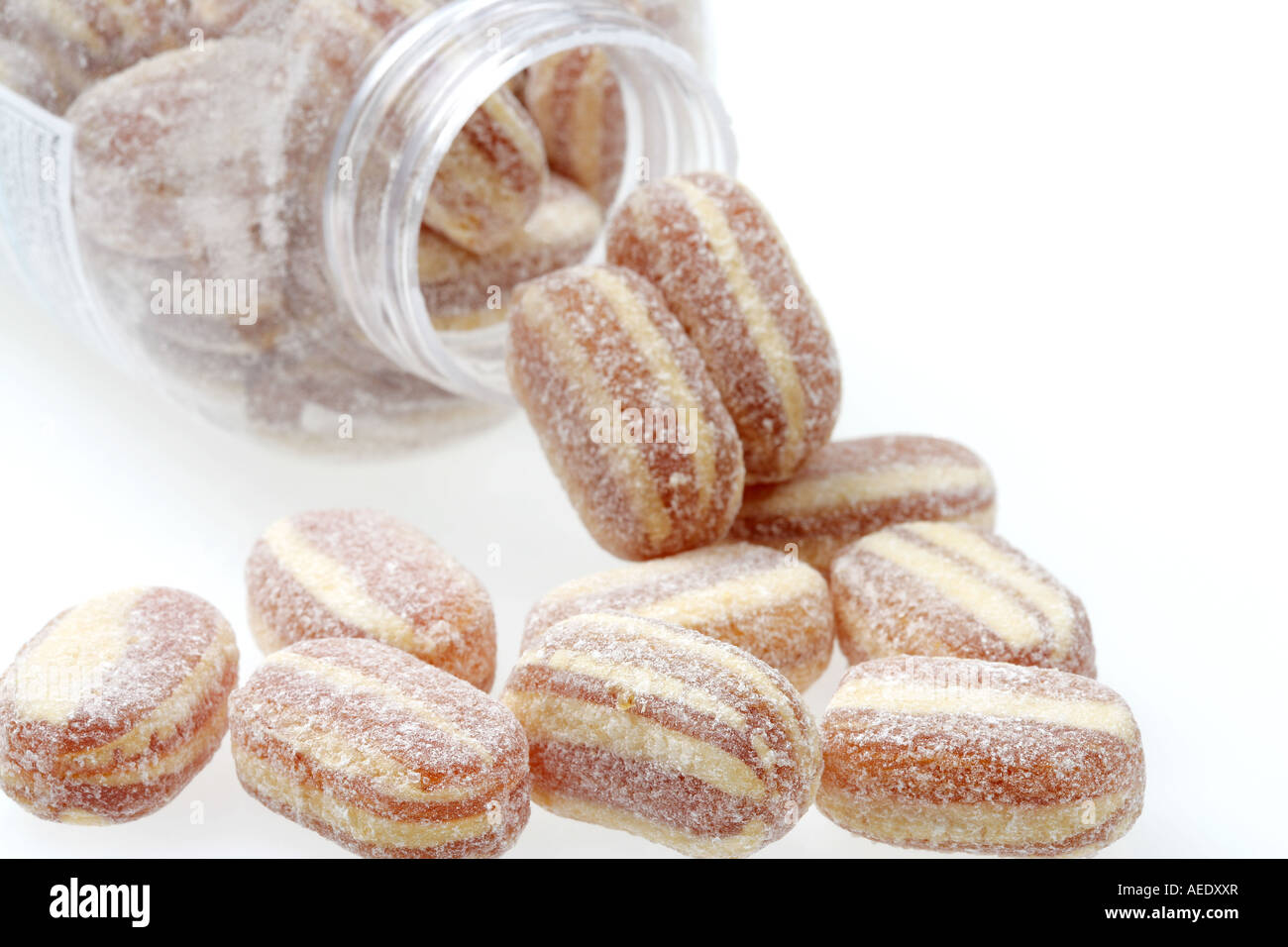 Hard boiled sweets mint humbugs humbug confectionery food hires stock