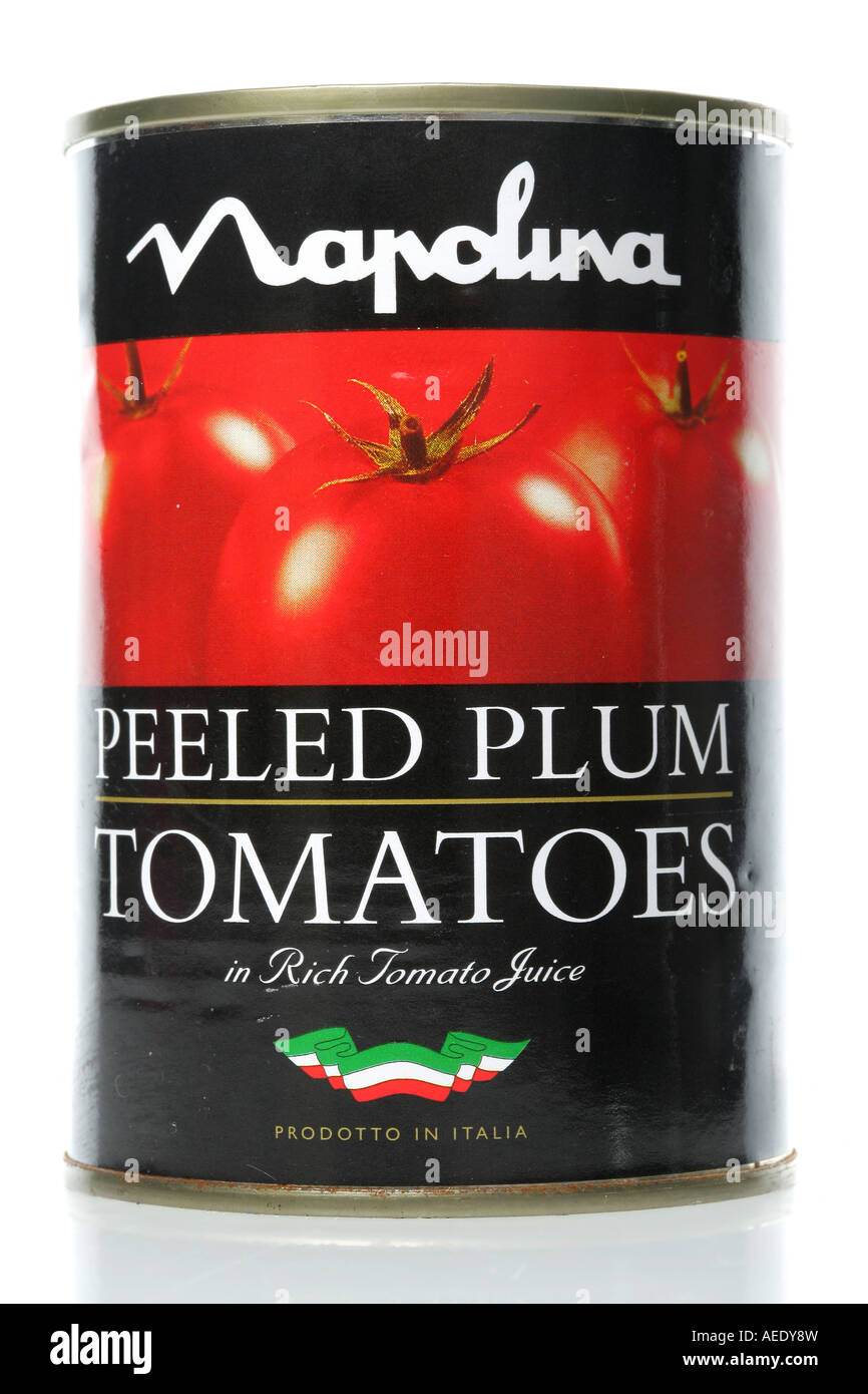 Tinned Plum Tomatoes Stock Photos & Tinned Plum Tomatoes Stock Images ...