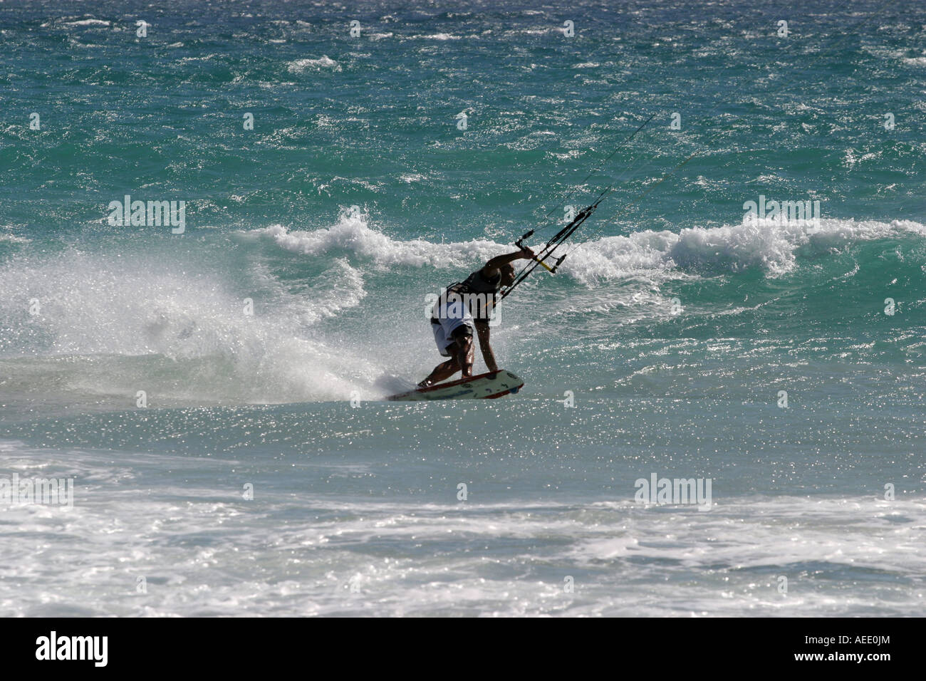 kite surf in Cape Town Stock Photo Alamy