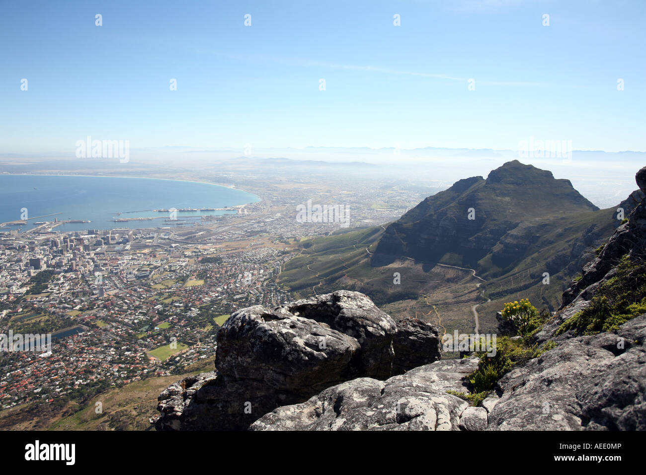 Table Mountain Cape Town Stock Photo Alamy