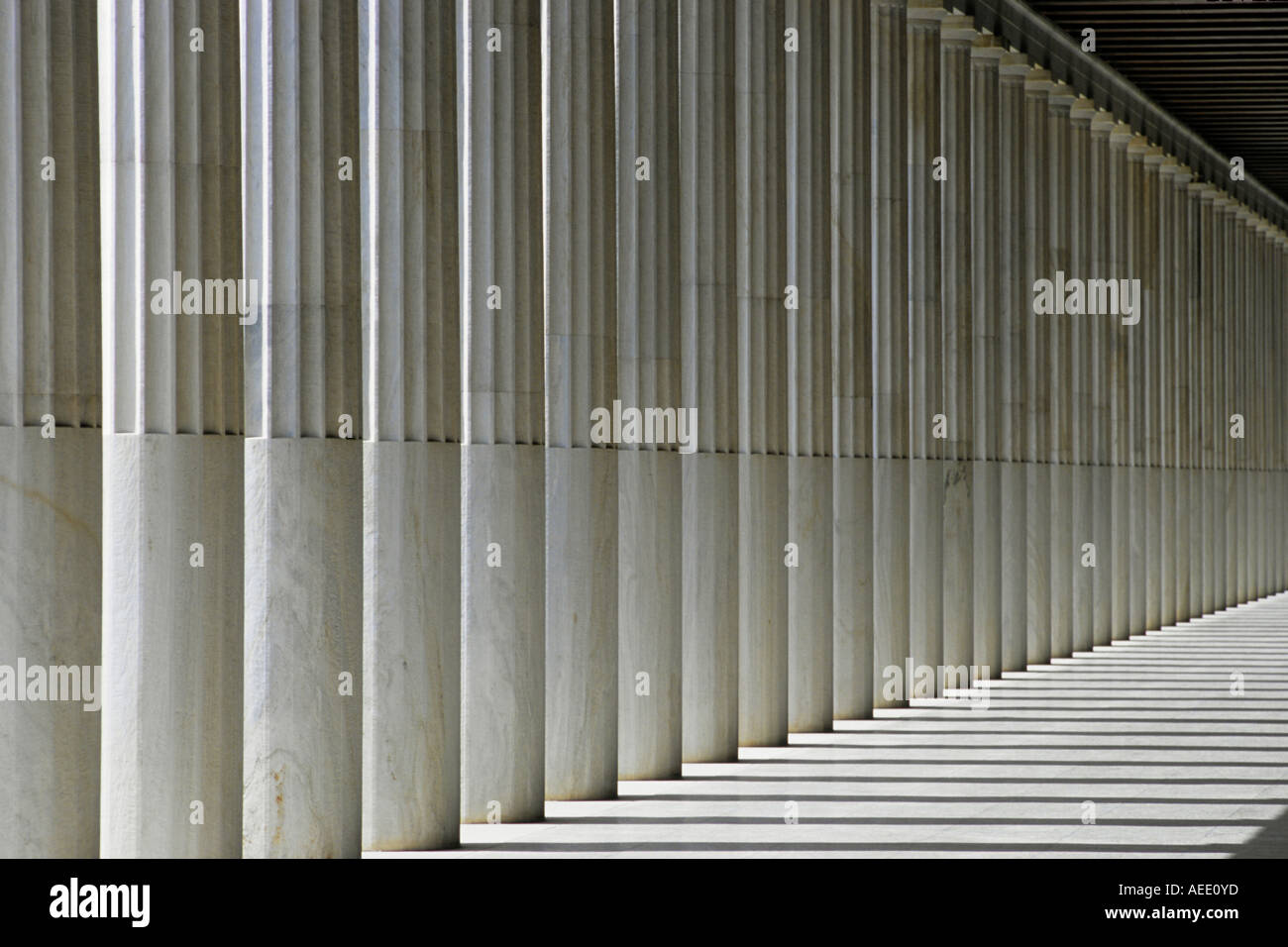 Greece Athens Ancient Agora Stoa of Attalos Stock Photo - Alamy