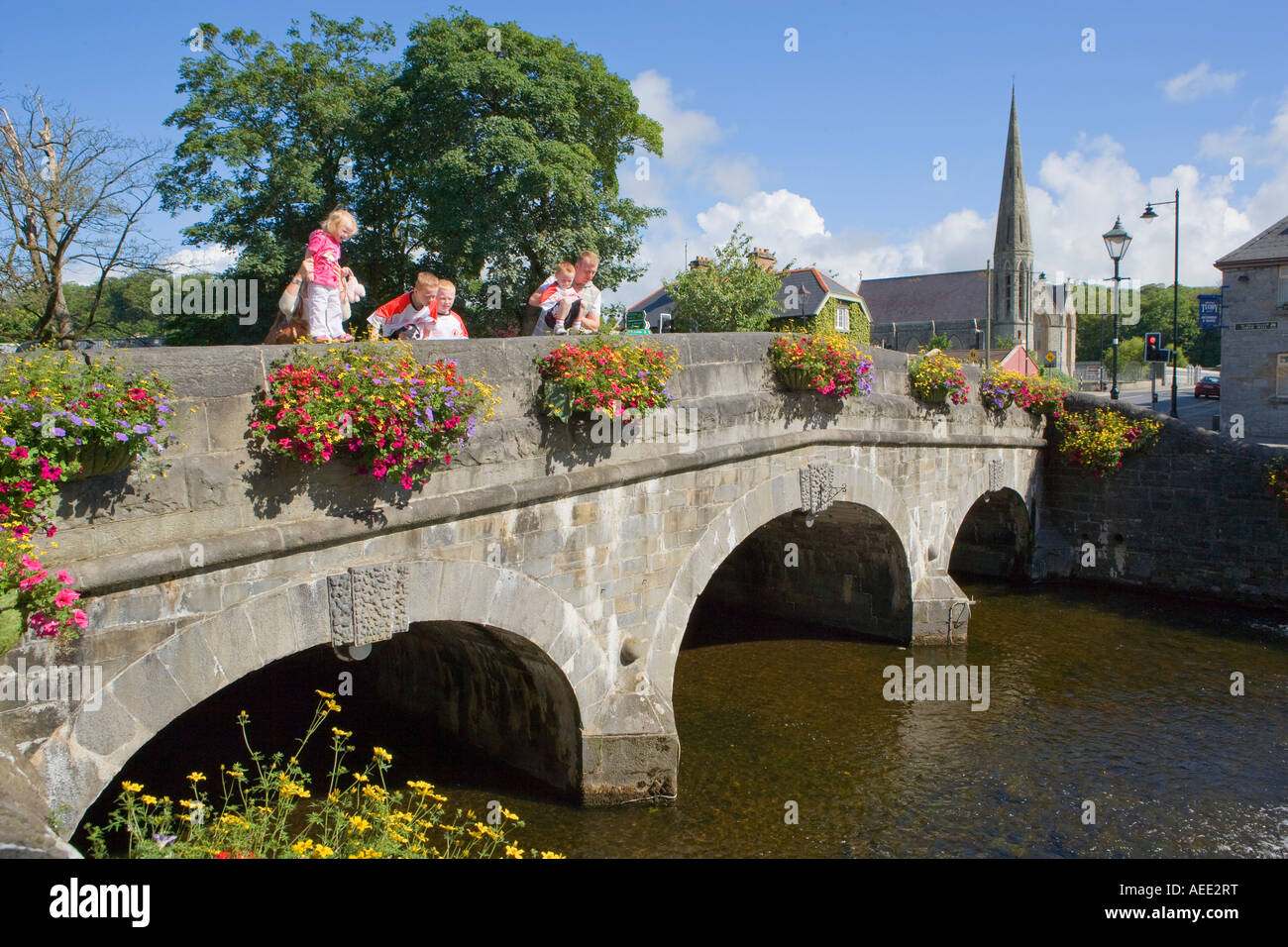 Ireland County Mayo Old Bridge at Westport Stock Photo Alamy