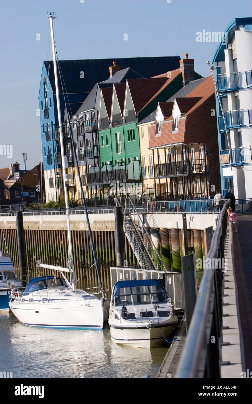 Littlehampton marina harbour and slipway in West Sussex Stock Photo Alamy