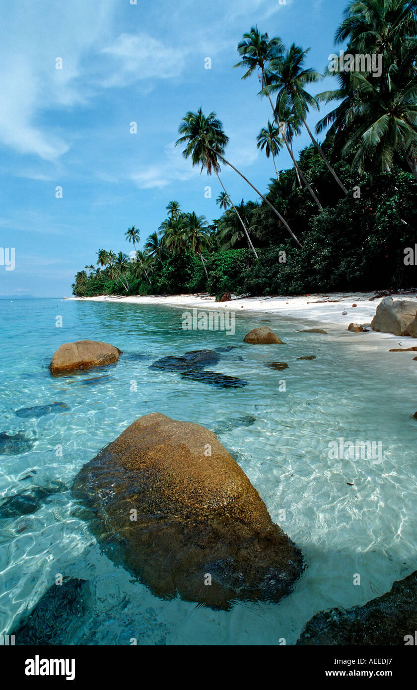 Tropical island Pulau Tenggol Suedchinesisches Meer Malaysia Stock Photo