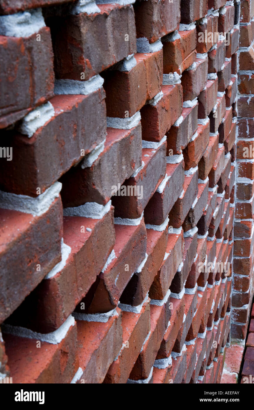 Open Brickwork Wall Stock Photo 13659314 Alamy