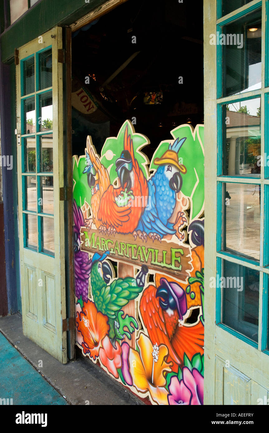 Jimmy Buffett's Margaritaville Cafe in New Orleans, Louisiana. Stock Photo