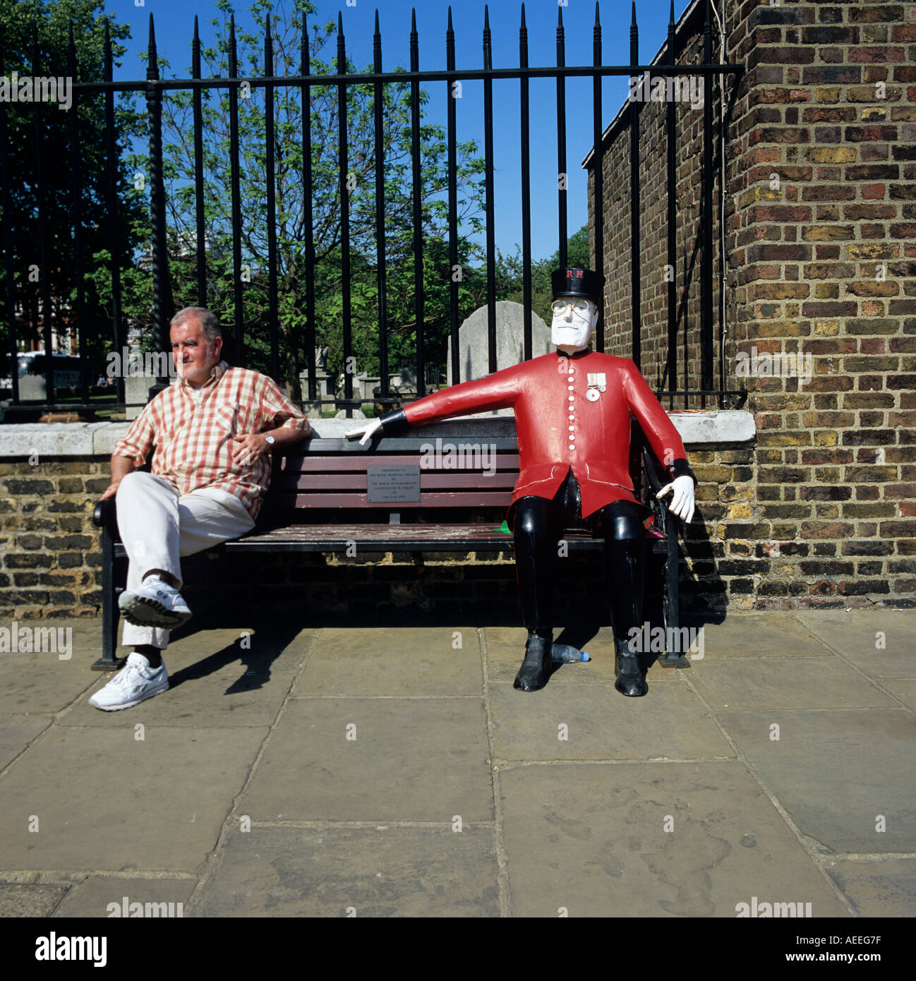 Chelsea Pensioner London U K Europe Stock Photo Alamy