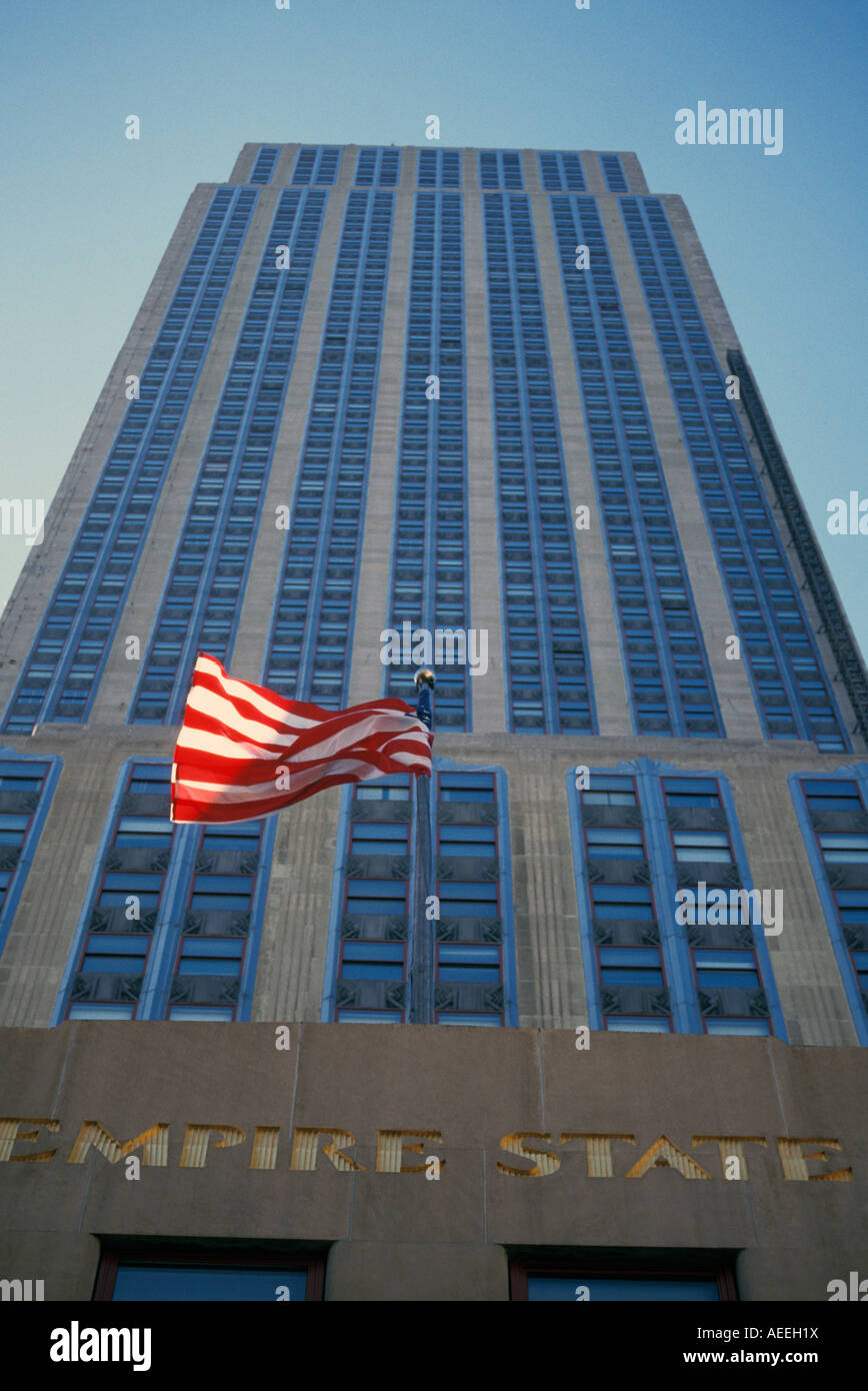 Empire State building New York City Stock Photo