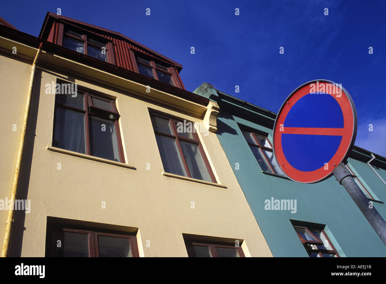 Residential in Reykjavik Iceland Stock Photo Alamy