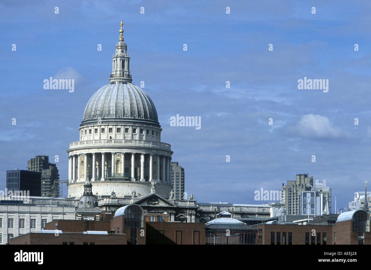 A view of the dome of Saint Paul s Cathedral in London UK Stock Photo ...