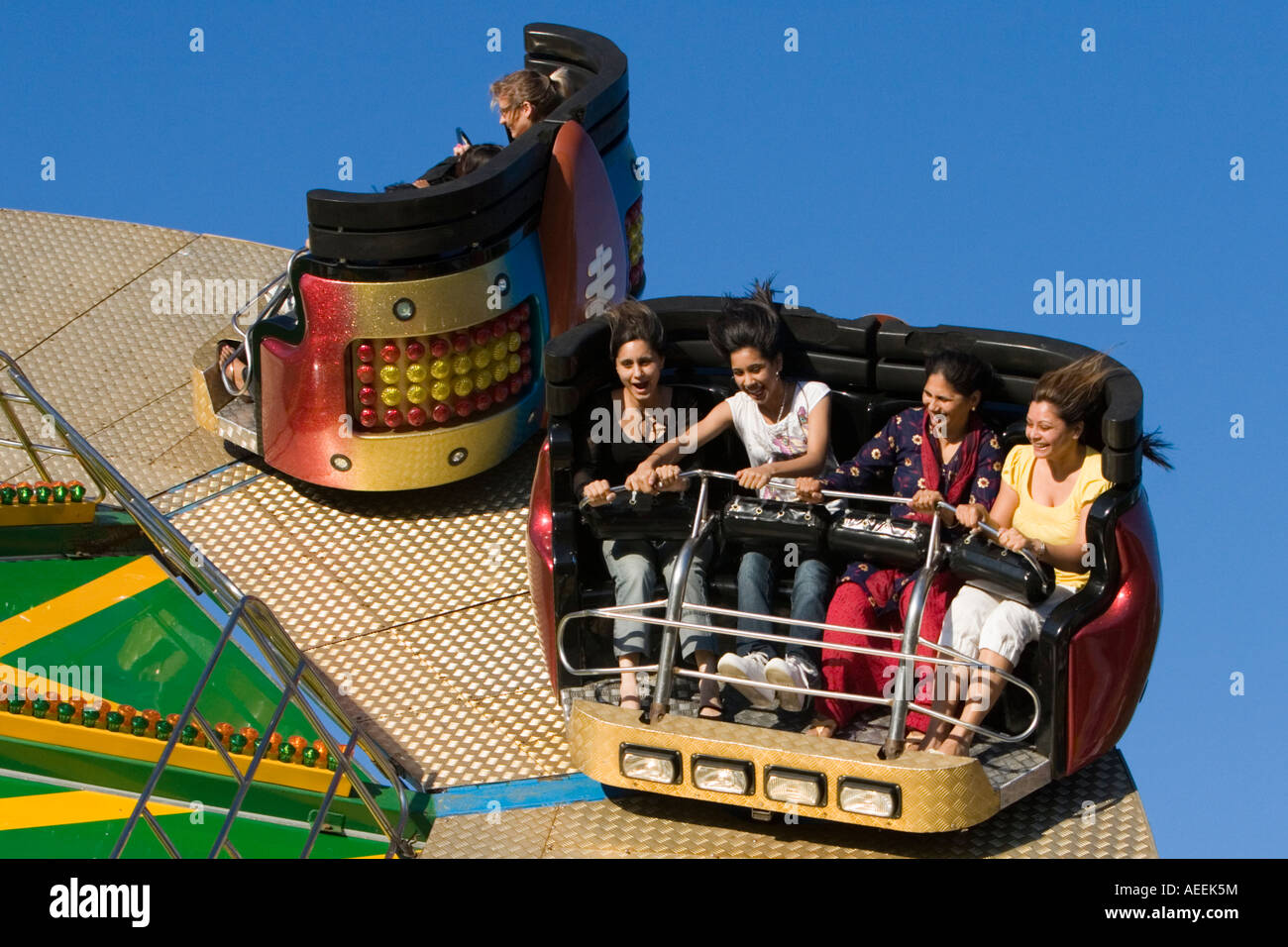 Fun Fair at the London Mela in Gunnersbury Park Stock Photo Alamy