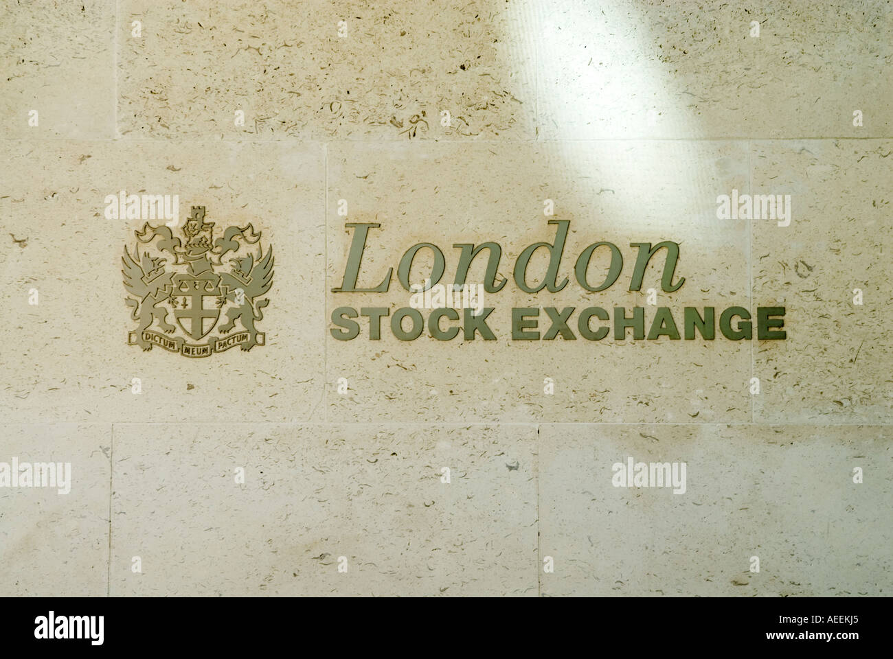London Stock Exchange in Paternoster Square Stock Photo