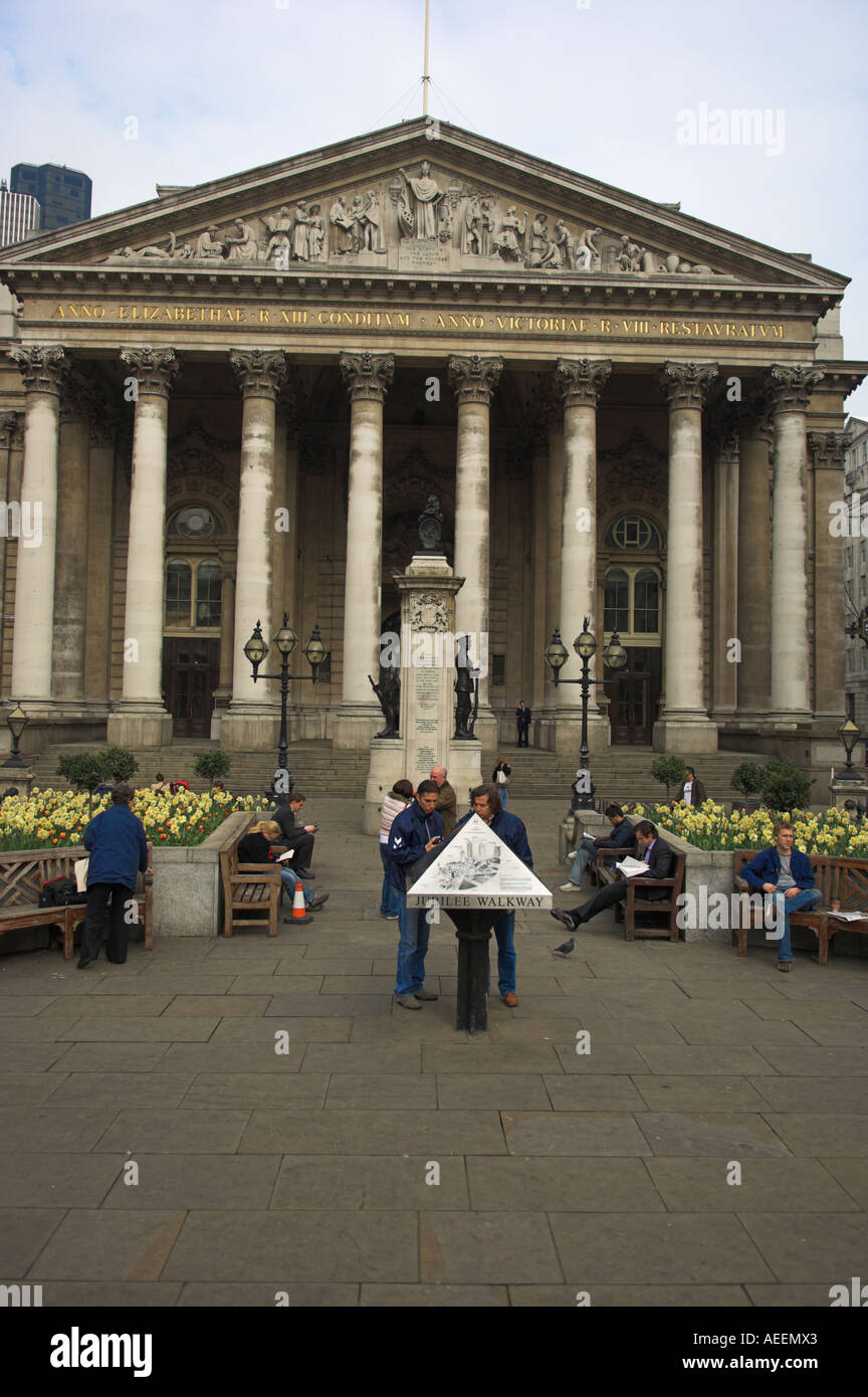 "Royal Exchange" at Bank Station in City of London Stock Photo Alamy