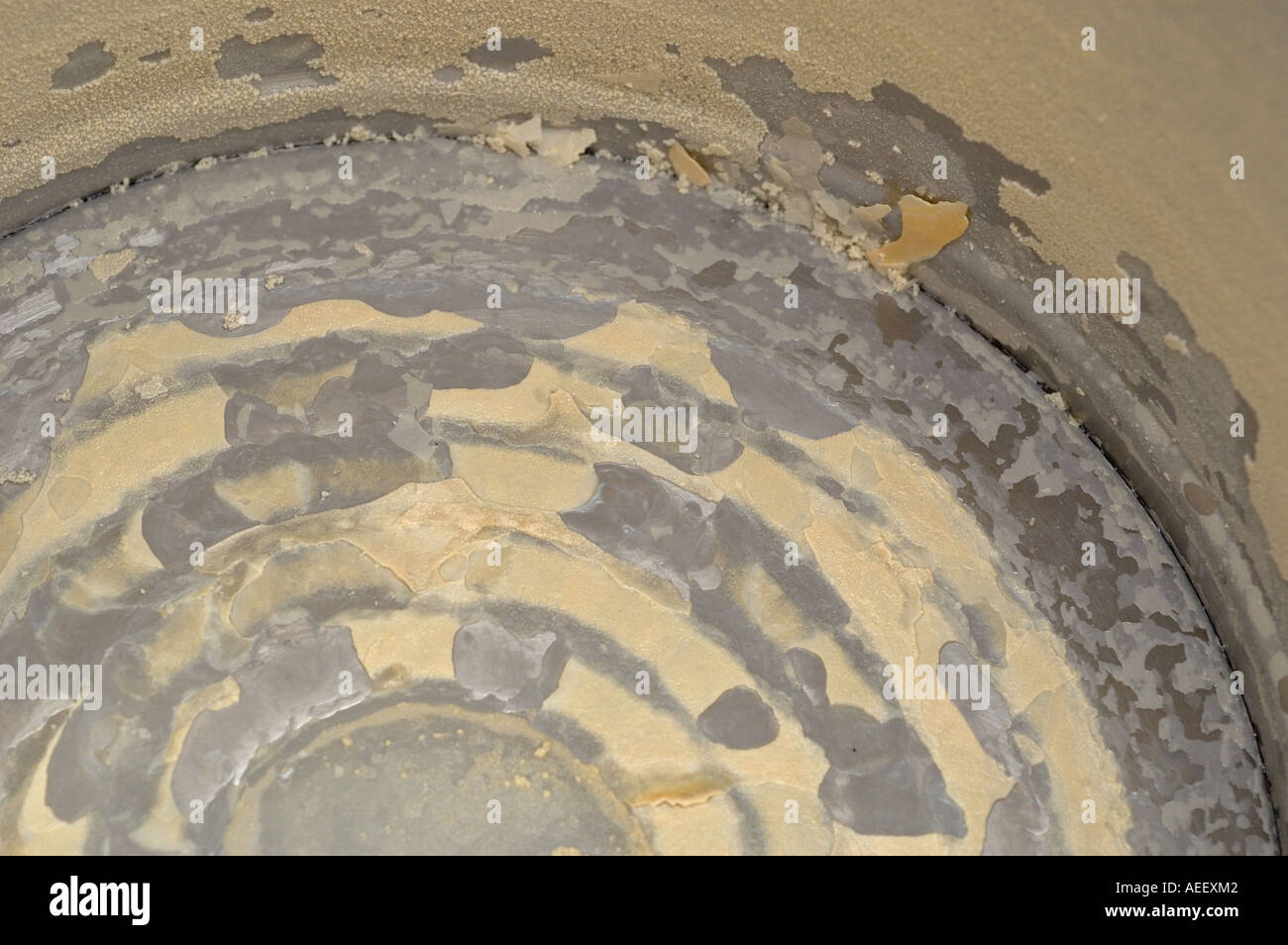 chalky deposit in a water-boiler. (c) by uli nusko, ch-3012 bern Stock Photo