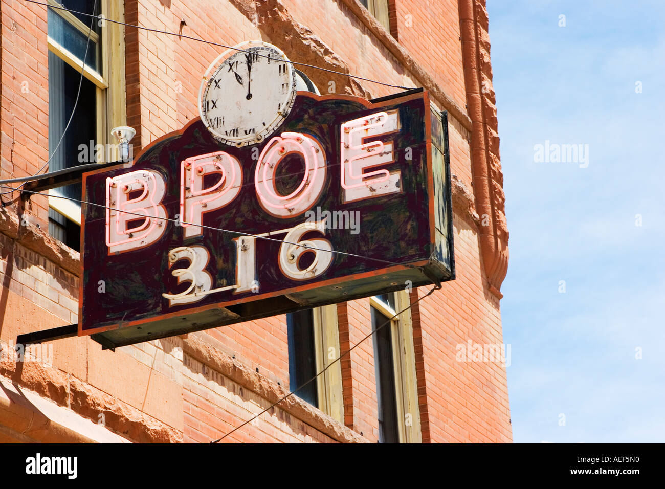 Benevolent Protective Order of Elks lodge 316 in Cripple Creek Colorado USA June 2006 Stock