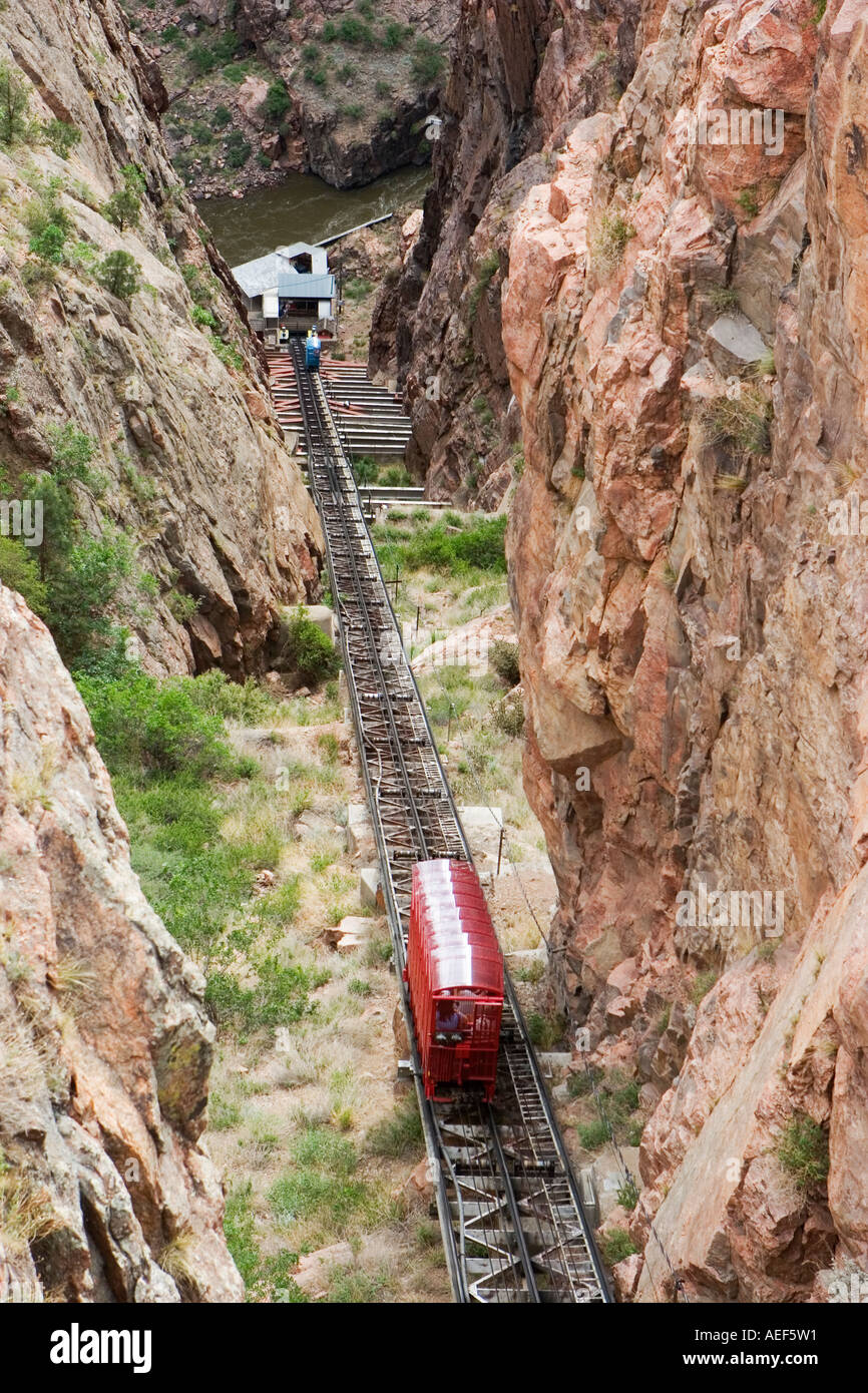 Incline railway at the Royal Bridge and Park near Canon City