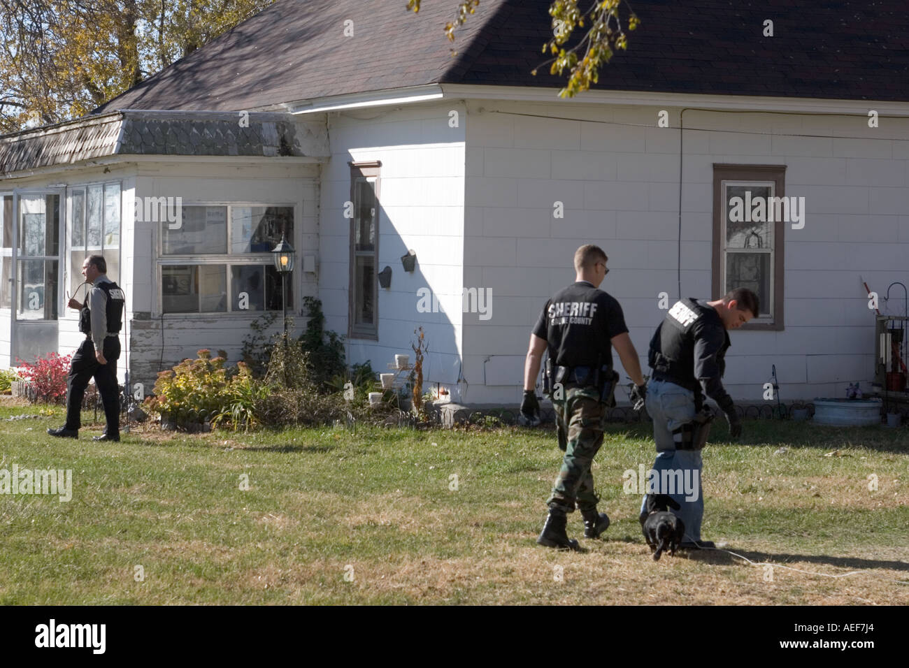 Narcotics related search warrant being served Saline County Sheriff s ...