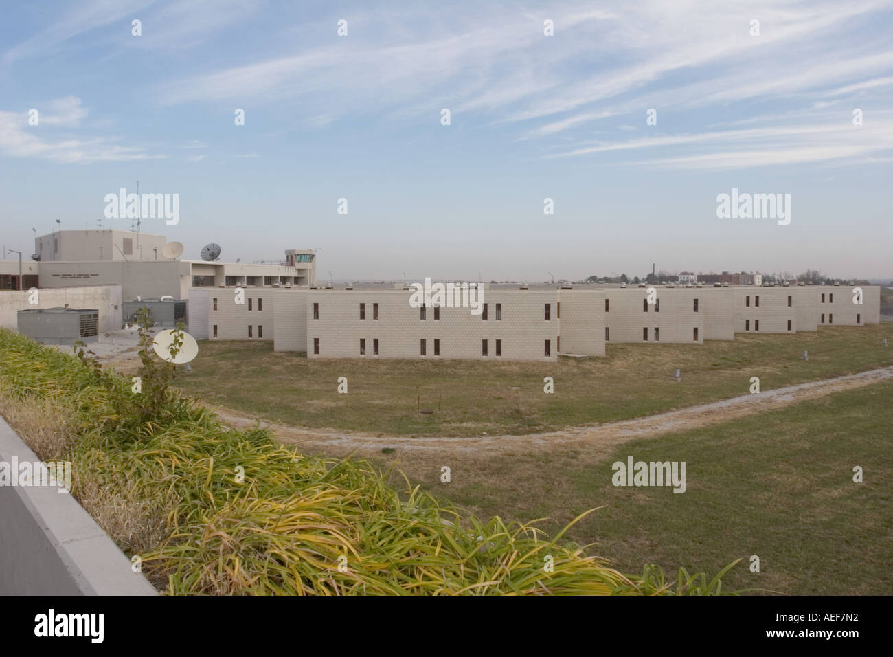 Housing units and buildings at the Lincoln Correctional Center Nebraska Department of Correctional Services Nebraska USA Stock Photo