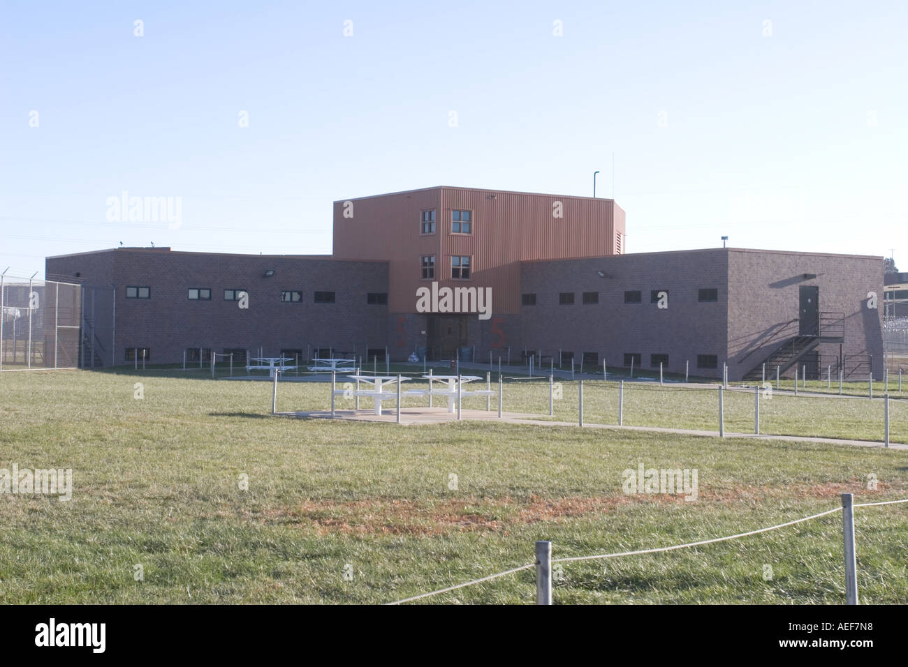 Housing unit at the Nebraska State Penitentiary Lincoln Nebraska USA