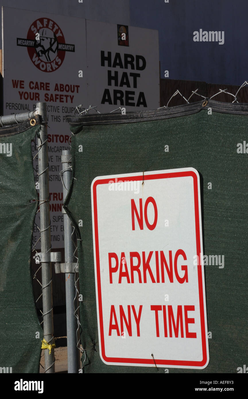 no-parking-any-time-stock-photo-alamy