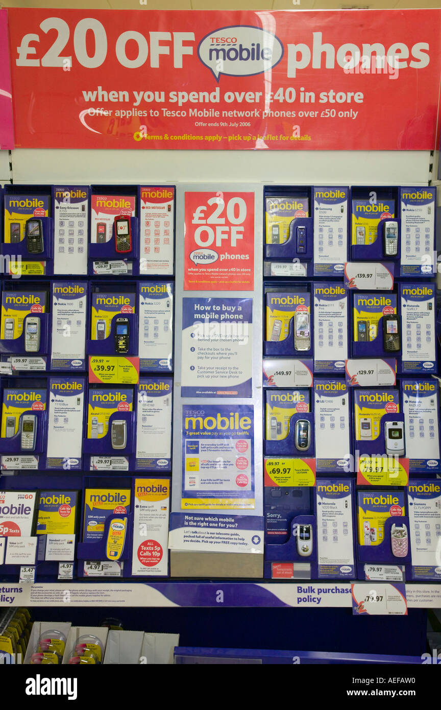 Tesco mobile hires stock photography and images Alamy
