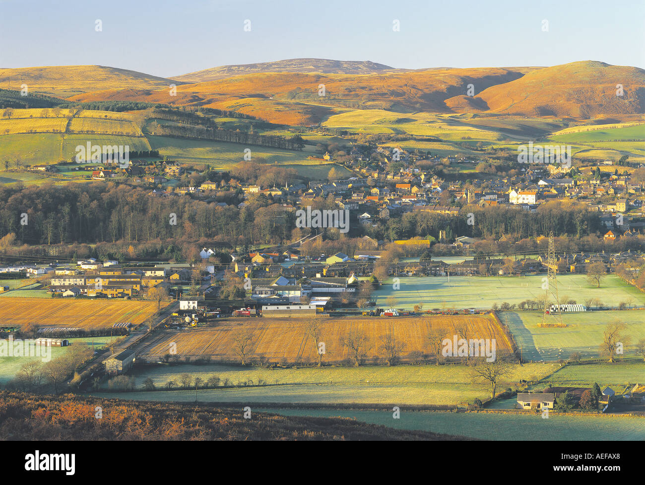 Wooler, Northumberland, UK Stock Photo Alamy