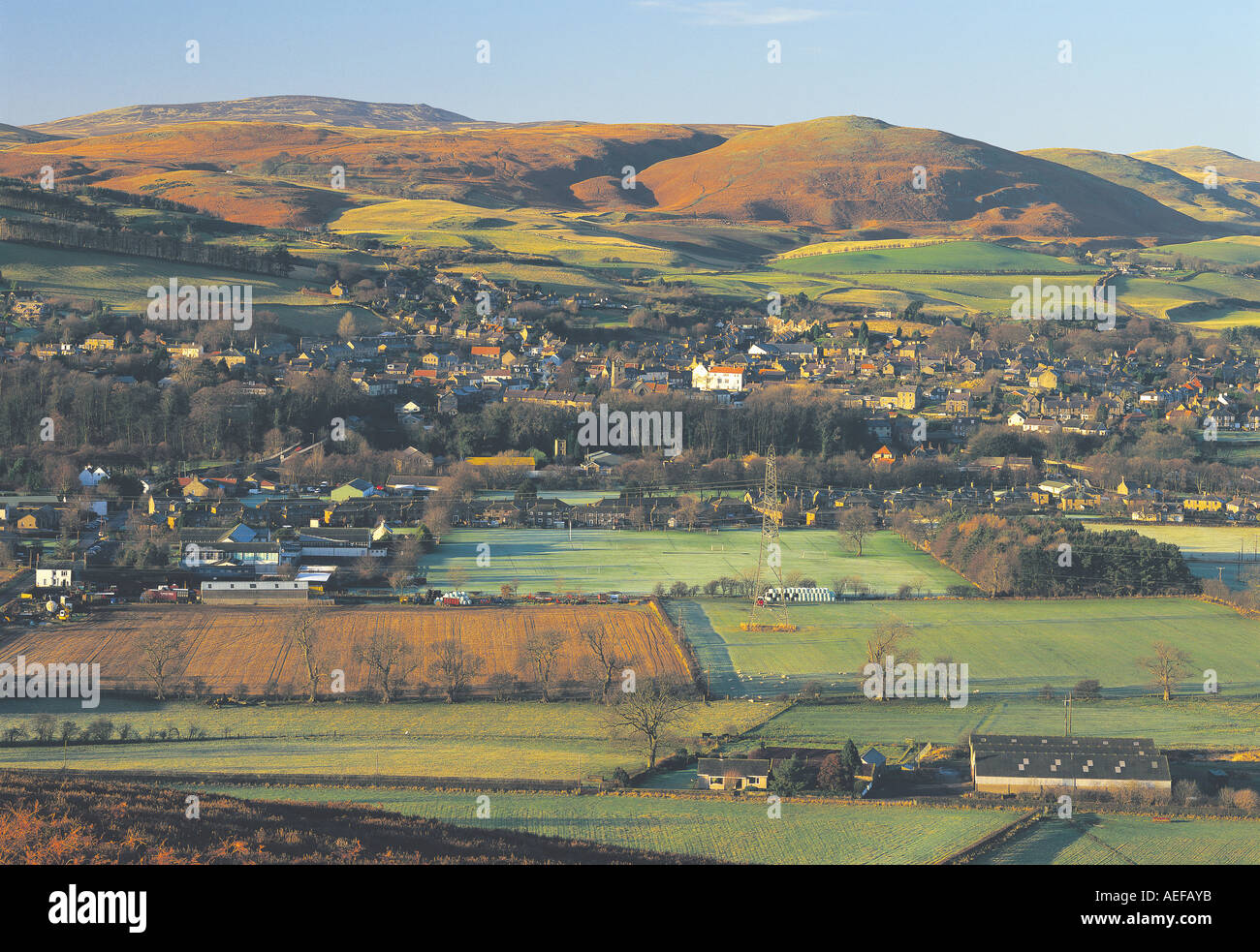 Wooler, Northumberland, UK Stock Photo Alamy