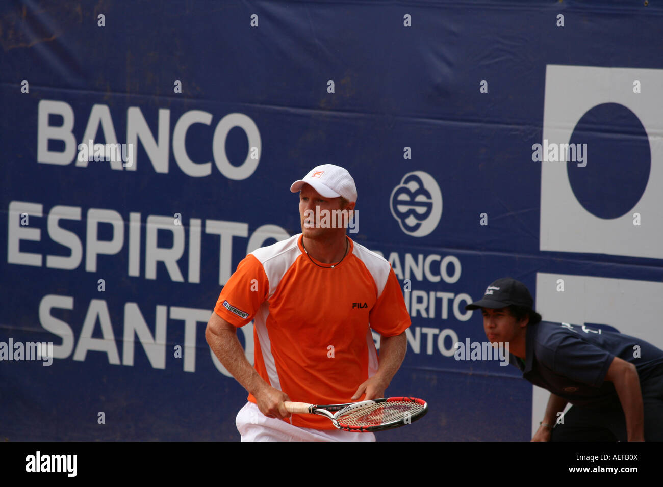 Estoril Open 2007 - Men's 1st round - Dmitry Tursunov vs Florent Serra Stock Photo