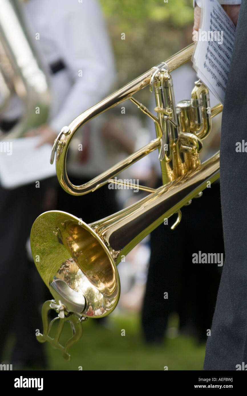 Saddleworth Whit Friday Band Contest Dobcross Saddleworth Stock Photo