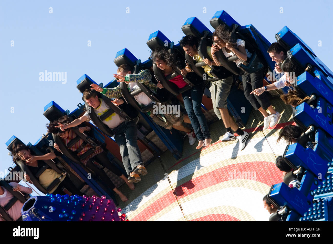 Fun Fair at the London Mela in Gunnersbury Park Stock Photo Alamy