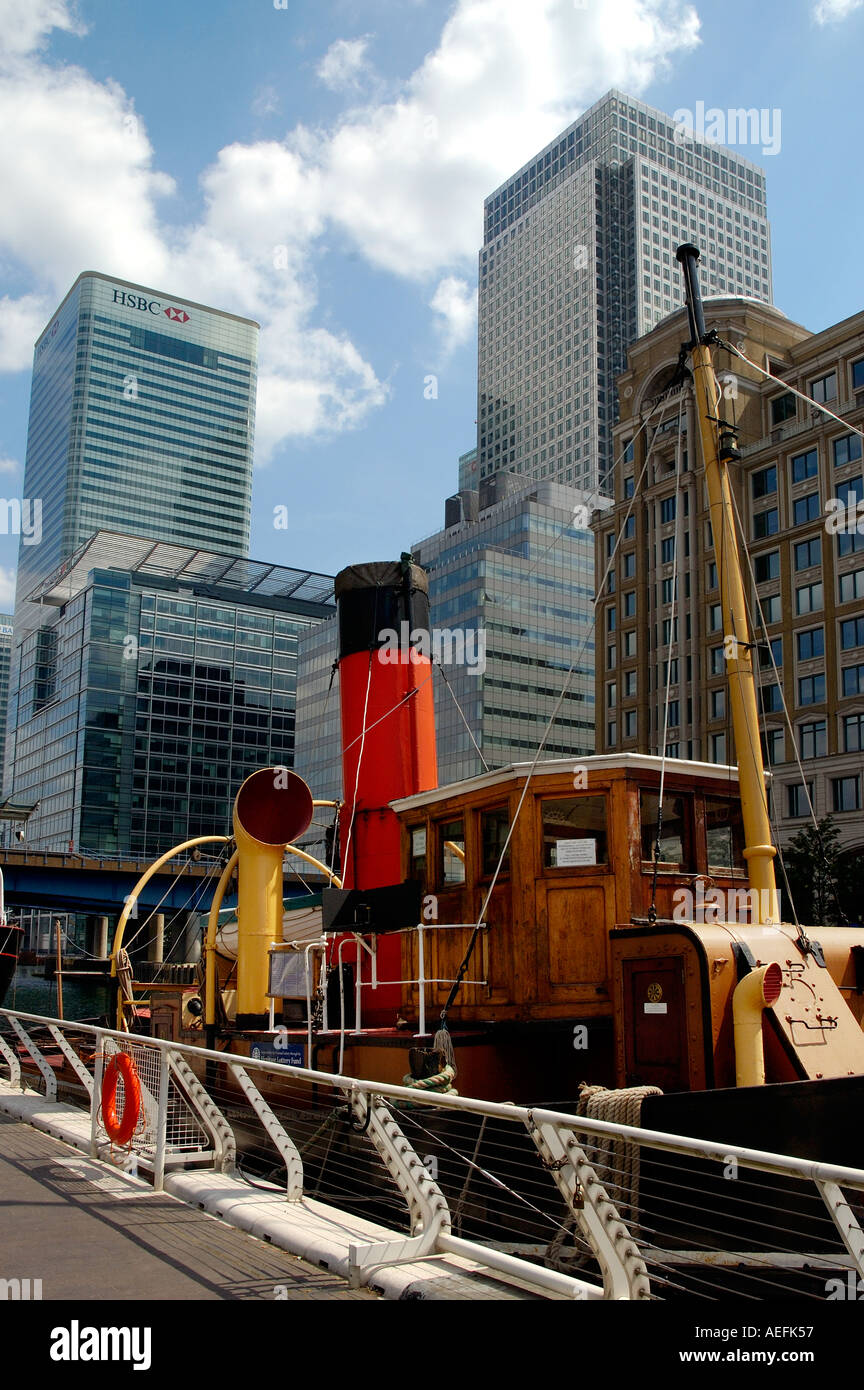Canary Wharf Docklands London England Stock Photo - Alamy