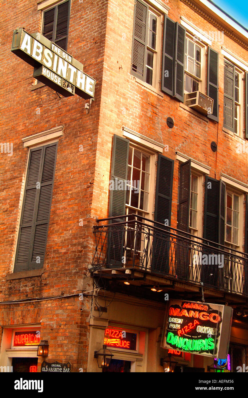 New Orleans Old Absinthe House Stock Photo Alamy