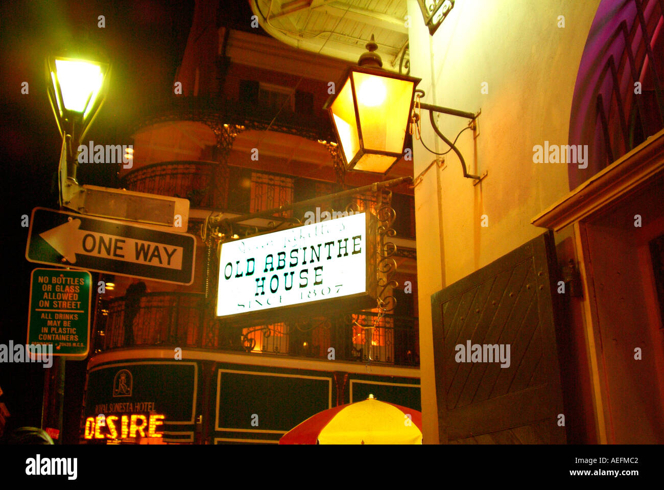 New Orleans Absinthe House Stock Photo Alamy