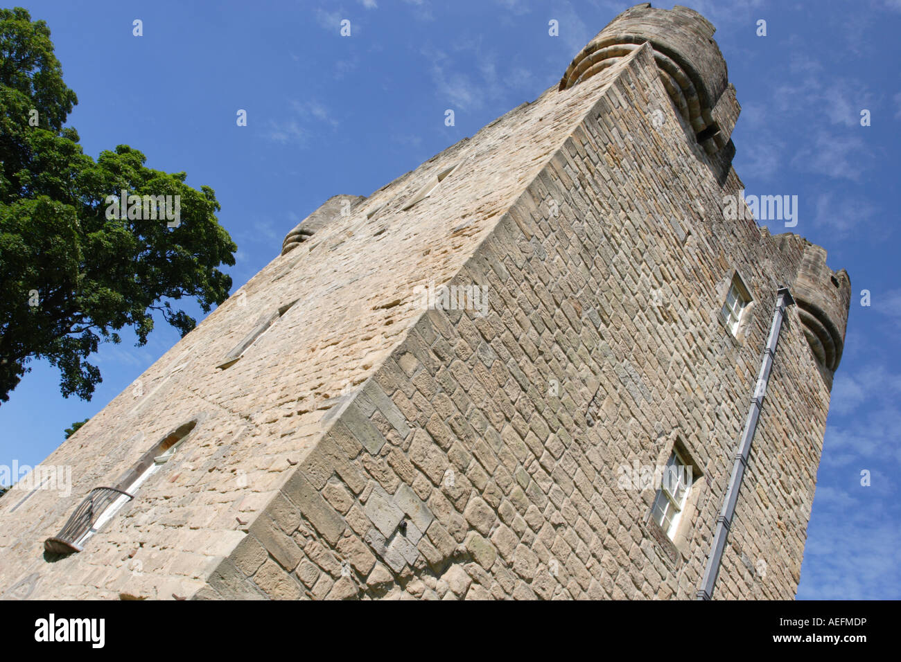 Alloa Tower,Clackmannanshire, formerly ancestral home of Erskine family, Earls of Mar. Stock Photo