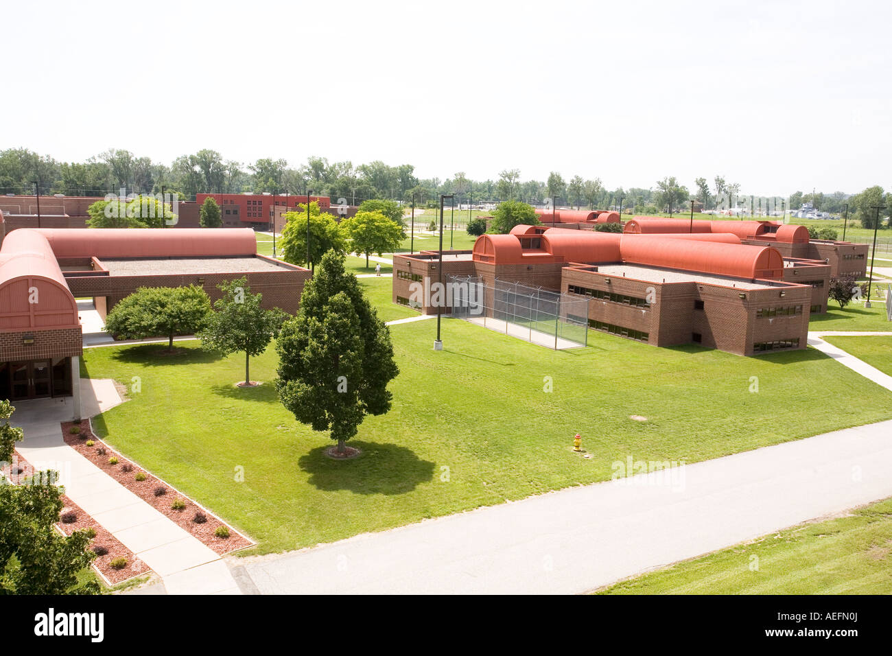 Interior overview from tower at the Omaha Correctional Center Omaha
