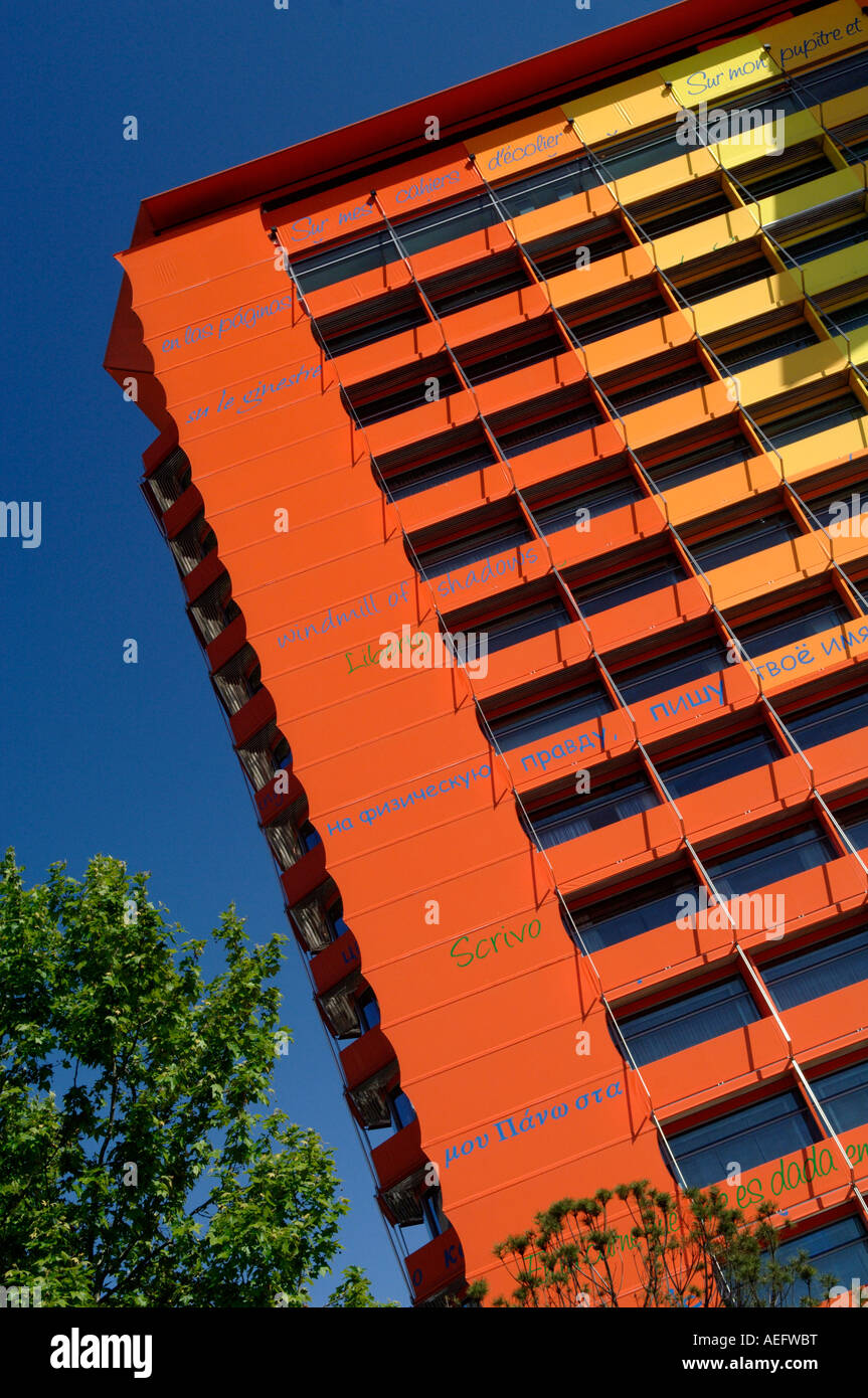 Silken Puerta America hotel, Madrid, Spain Stock Photo Alamy