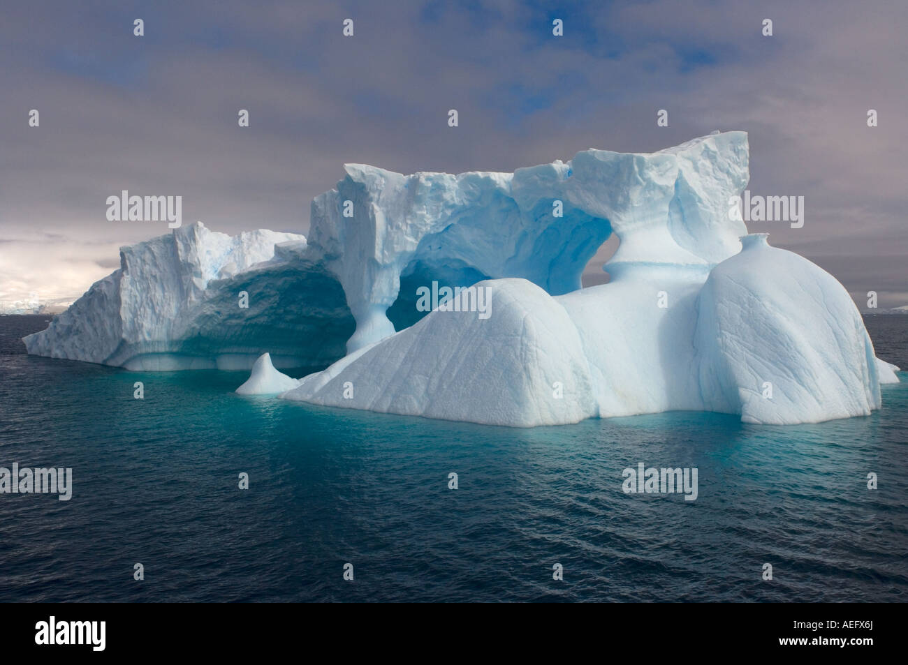 Arched Iceberg Floating Off The Western Antarctic Peninsula Antarctica arched-iceberg-floating-off-the-western-antarctic-peninsula-antarctica