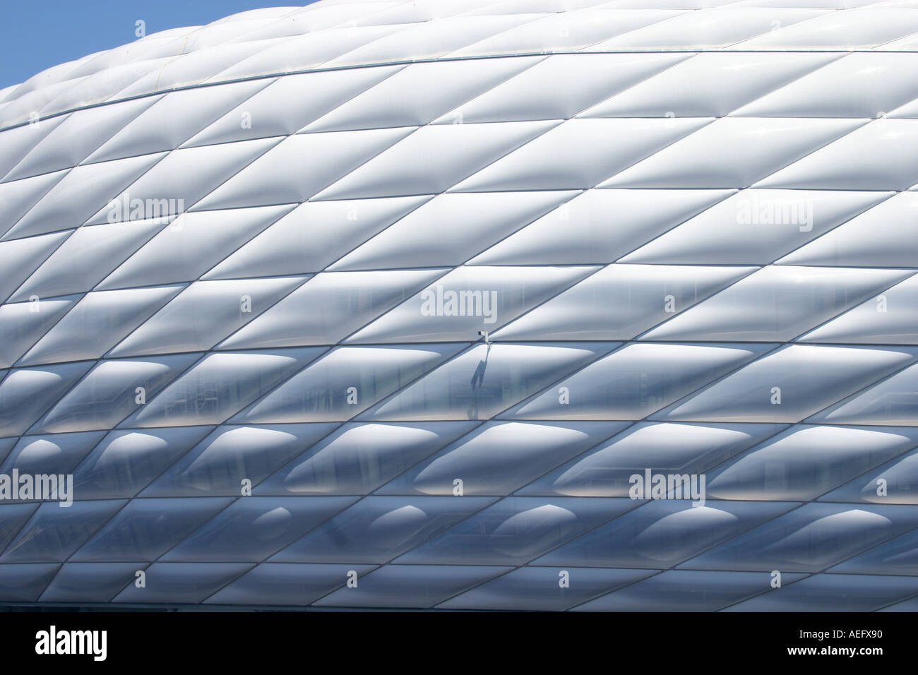 Allianz Arena new translucent shell and walls at football stadium ...