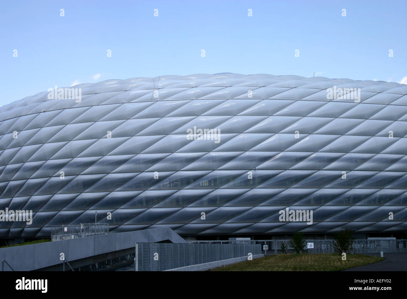 Allianz Arena new translucent shell and walls at football stadium ...