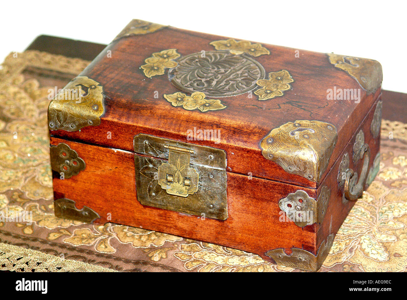 Sweet Home knick knack wood wooden table jewel box oriental decoration  decorative ornament beautiful cocncept trunk chest abstra Stock Photo -  Alamy