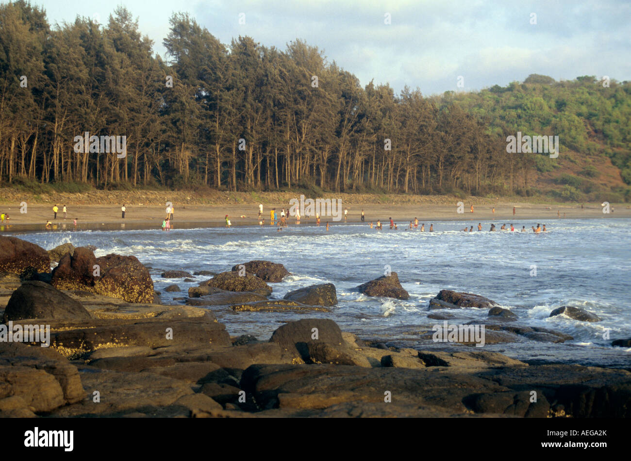 Hedavi beach, Maharashtra. Stock Photo