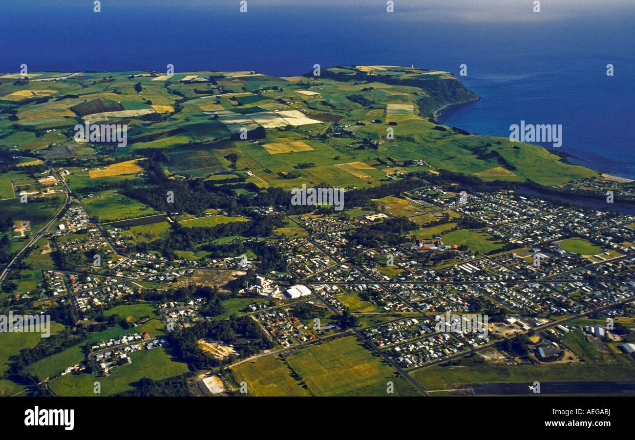 Rural township, Tasmania, Australia, horizontal Stock Photo