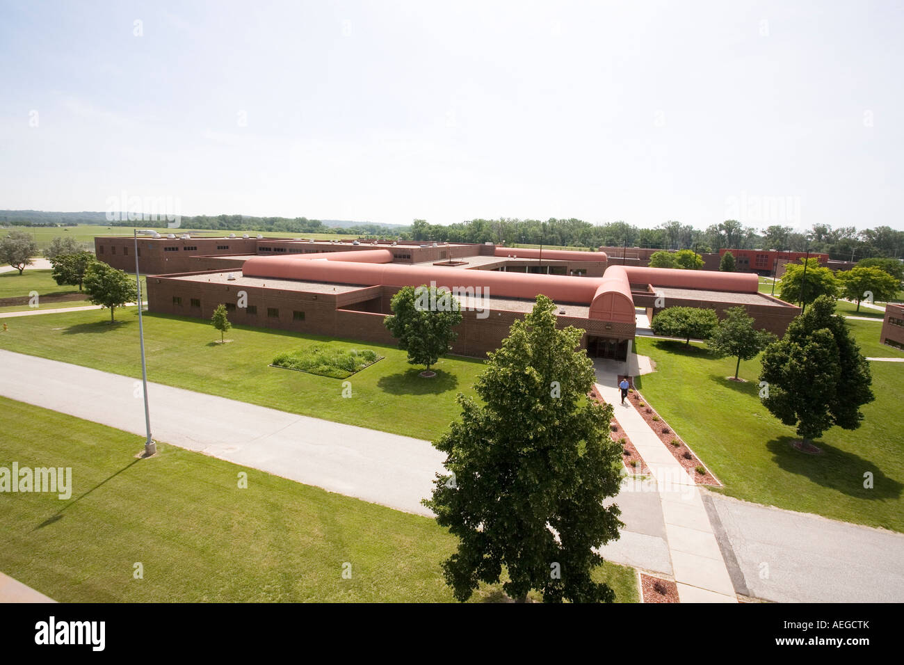 Interior overview from tower at the Omaha Correctional Center Omaha
