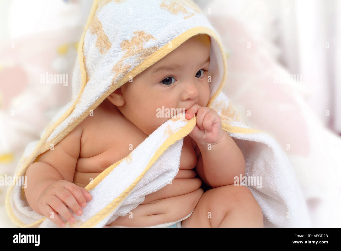 baby drying towel